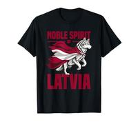Cool Noble Spirit Statement for Latvia Wolf Lovers T-Shirt
