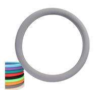 Cool Non-Slip Silicone Steering Wheel Protector, Car Steering Wheel Protective Cover, Non-Slip Car Steering Wheel Cover, Stretchy Thin Silicone Wheel Covers (Light Gray)