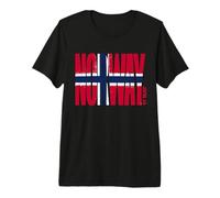 Cool Norwegian Flag Syttende Mai Norwegians Pride Norway Day Premium T-Shirt