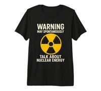Cool Nuclear Energy Design for Men Women Nuclear Power Plant Premium T-Shirt
