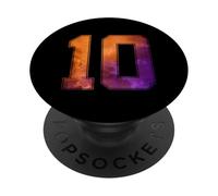 COOL NUMBER 10 YEARS 10TH BIRTHDAY PopSockets Adhesive PopGrip