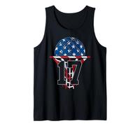 Cool Number 17 Years Basketball 17TH Birthday Tank Top