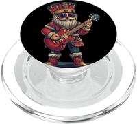 Cool Nutcracker Shredding on the Guitar for Boys and Girls PopSockets PopGrip for MagSafe