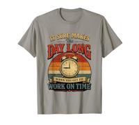 Cool Office Worker Humor On-Time Arrival Funny Job Retro T-Shirt