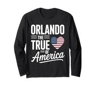 Cool Orlando July 4th Holiday USA President Patriot Long Sleeve T-Shirt