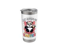 Cool Panda Bunny Just Waiting for Easter Vibes Stainless Steel Insulated Tumbler