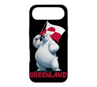 Cool Patriotic Ice Bear with Greenland Colors Costume Case for iPhone Air