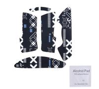 Cool Patterns Textures Anti Slip Grip Tape Palm Sweat Absorptio Mouse Skin Compatible for Razer DeathAdder V3 Pro Wireless Gaming Mouse (Black)