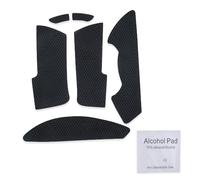 Cool Patterns Textures Anti Slip Grip Tape Palm Sweat Absorptio Mouse Skin Compatible for Razer DeathAdder V3 Pro Wireless Gaming Mouse (Pure Black)