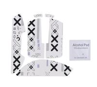 Cool patterns textures Grip Tape Compatible for Razer viper v3 pro grip tape Gaming Mouse (white)