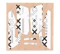 Cool Patterns Textures Grip Tape Compatible for Razer Viper/Viper Ultimate Gaming Mouse (White)