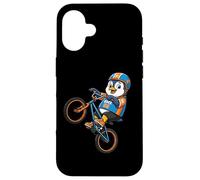Cool Penguin BMX 99 Extreme Bike Stunts Kids Case for iPhone 16