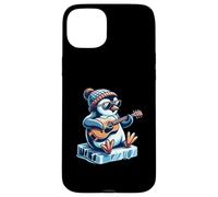 Cool Penguin Playing Guitar With Sunglasses And Beanie Case for iPhone 15 Plus