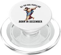 Cool People are Born in December Christian Christmas Bday PopSockets PopGrip for MagSafe