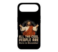 Cool People Birthday In December Merry Christmas Jesus Case for iPhone Air