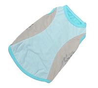 Cool Pet Tank Top with Reflective Pattern, Dog Clothing, Breathable Polyester Coat for Pomeranian Corgi, Summer (XL)
