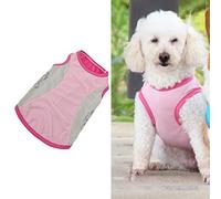Cool Pet Tank Top with Reflective Pattern, Dog Clothing, Breathable Polyester Coat for Pomeranian Corgi, Summer (2XL)