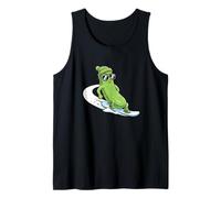 Cool Pickle Snowboarding Funny Winter Rider Tank Top