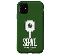 Cool Pickleball Christian Faith Men Women Bible Verse Gym Case for iPhone 11
