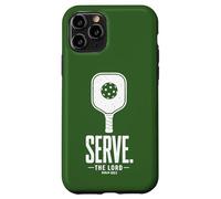 Cool Pickleball Christian Faith Men Women Bible Verse Gym Case for iPhone 11 Pro