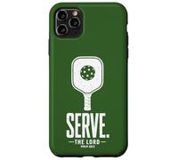 Cool Pickleball Christian Faith Men Women Bible Verse Gym Case for iPhone 11 Pro Max