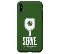 Cool Pickleball Christian Faith Men Women Bible Verse Gym Case for iPhone XS Max