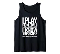 Cool Pickleball for Men Women Apparently I Play Pickleball Tank Top