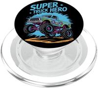 Cool Pickup Truck Stunt Exhibition Muscle Car Turbo Kids PopSockets PopGrip for MagSafe