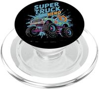Cool Pickup Truck Stunt Exhibition Muscle Car Turbo Kids PopSockets PopGrip for MagSafe