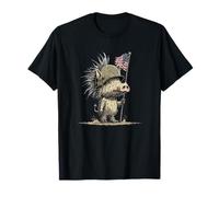 Cool Pig Military Costume for Wild Hog Lovers T-Shirt