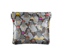 Cool Pigeon Gangster Women's PU Leather Coin Purse Fancy Mini Change Wallet Coin Pocket for Woman Girl, Cool Pigeon Gangster, 4.33"(L) x 3.74"(W) x 0.39"(H), Classic
