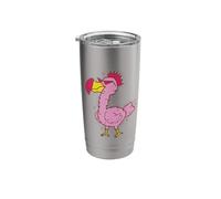 Cool Pink Dodo Bird Stainless Steel Insulated Tumbler