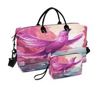 Cool Pink Sea Lion Sports Swim Gym Bag Weekender Duffel Travel Bags Handbag with Makeup Storage Bag for Girls Men