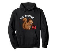 Cool Pixel Squirrel Pullover Hoodie