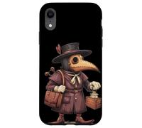 Cool Plague Doc with Mask for Medieval Time Lovers Case for iPhone XR