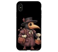 Cool Plague Doc with Mask for Medieval Time Lovers Case for iPhone XS Max