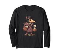 Cool Plague Doc with Mask for Medieval Time Lovers Long Sleeve T-Shirt