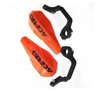 Cool Plastic Handle Bar Brush Hand Guards Handguard Protector Protection Dirt Bike Street Bike Motorcycle Motocross ATV(Orange)