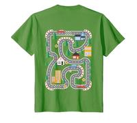 Cool Playmat Race Car Track On Back Dad race car Mat T-Shirt