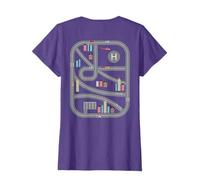 Cool Playmat Race Car Track On Back Dad race car Mat T-Shirt