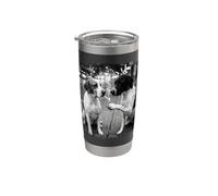 Cool Pointer Dogs Smoking Lighter Street Art Stainless Steel Insulated Tumbler