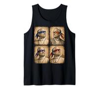 Cool Pope Leo Throwback Ninja Style Retro Vintage Streetwear Tank Top
