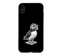 Cool Puffin Wearing Sunglasses Bird Drawing Art Case for iPhone XS Max