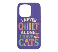Cool Quilting Mom Sewing Quilter Scrap Patchwork Lovers Case for iPhone 15 Pro