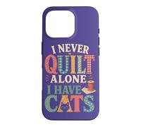 Cool Quilting Mom Sewing Quilter Scrap Patchwork Lovers Case for iPhone 16 Pro
