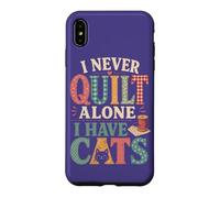 Cool Quilting Mom Sewing Quilter Scrap Patchwork Lovers Case for iPhone XS Max