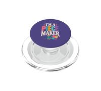 Cool Quilting Mom Sewing Quilter Stitching Nights Patchwork PopSockets PopGrip for MagSafe