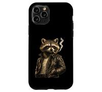 Cool Raccoon Smoking Cigarette Artwork - Classic Retro Rebel Case for iPhone 11 Pro
