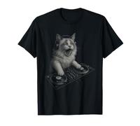Cool Ragdoll Cat Playing Music DJ Lovers Womens Mens Kids T-Shirt