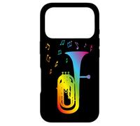 Cool Rainbow Baritone Art For Gay Musicians or LGBTQ+ Pride Case for iPhone 17 Pro
